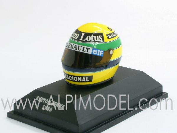 540380612 Helmet Ayrton Senna Lotus 1986 senna lotus