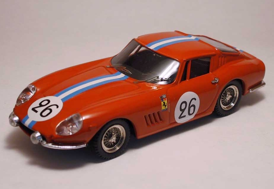 9102 Ferrari 275 GTB 4 Le Mans 1966 BiscardiBourbon Parme