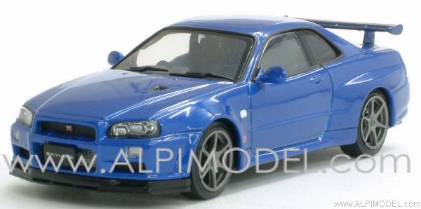 nissan skyline gtr r34 blue. Nissan Skyline GT-R (R34)