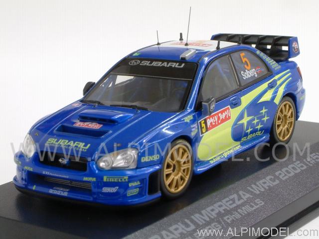 0932 Subaru Impreza WRC 5 Rally Japan 2005 Solberg Mills