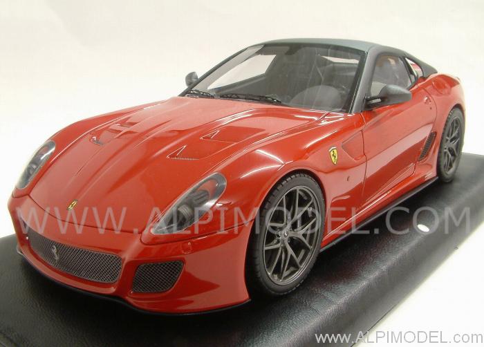 FE03A Ferrari 599 GTO 1 18 scale Rosso Corsa Silverstone Matt Grey Gift 