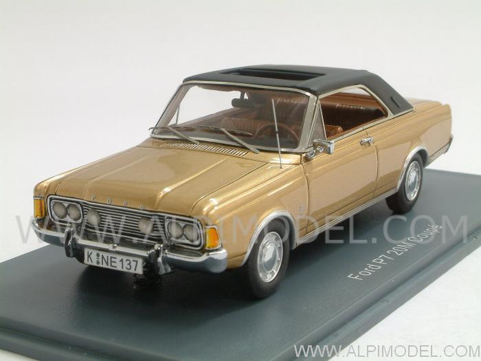 43137 Ford Taunus P7 23M Coupe 1971 Gold Metallic 