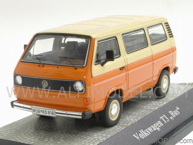11452 Volkswagen T2 Bus Light Orange Ivory 